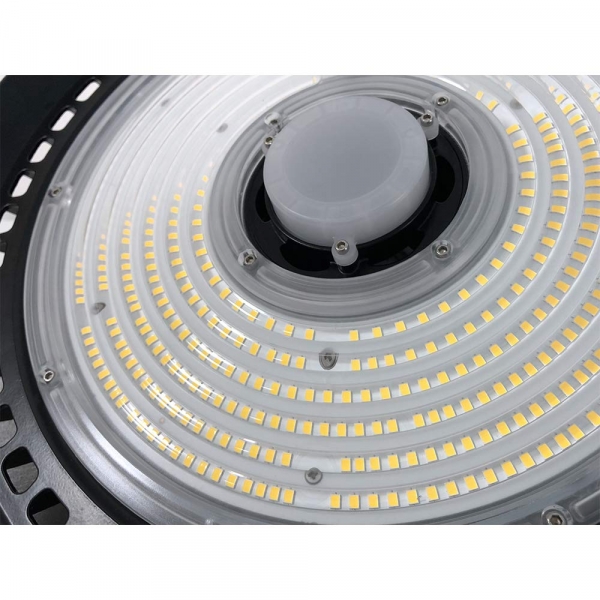 LED UFO 200W / 30000lm / 4000K / LED LUMINAIRE FOR WAREHOUSE AND PRODUCTION 200W / WITH REMOTE / MICROWAVE INDUCTION MOULE / UGR19 / DIMMABLE 1-10V / VISIONAL Professional / LED HIGHBAY / 4751027179663 / 03-353