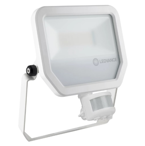 LEDVANCE Outdoor floodlight with motion sensor / 50W / 6000lm / 4000K / NW - neutral white / 100° x 100° / IP65 / IK07 / 4058075461055 / 20-2203