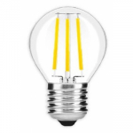 LED spuldze Filament Globe Mini / 6W / E27 / 360° / WW - silti balta / 2700K / High Lumen / Avide / 5999097941486 / 10-195 ::  E27 Filament