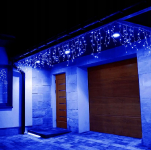LED Ziemassvētku āra un iekštelpu lāstekas / 500 LED diodi / zila / 16m / IP44 / savienojamā / 25.5W / 2000509534554 / 19-586 :: LED virtenes lāstekas iekštelpām un mājas fasādei