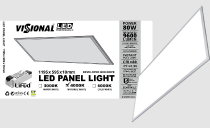 VISIONAL Professional+ LED Panelis 80W / 60 x 120 cm / 9600Lm / 2 x LIFUD draiveri komplektā / NEMIRGO / IP44 / IK07 / PF≥0.96 / CRI>80 / 120° / IES Files / 1195 x 595 mm / 5 gadu garantija projektiem / 4751027171063 / 02-1670 :: LED Panelis 60x120 cm