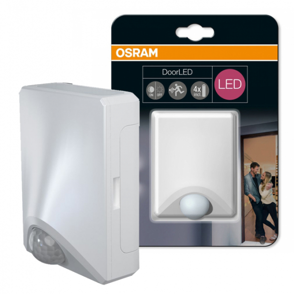 OSRAM LED Внутренний и наружный дверной светильник с датчиком света и движения на батарее DOOR LED UpDown / 4 батарейки AA / 0.80 Вт / 4000K / 40 лм / IP54 / 4058075030626