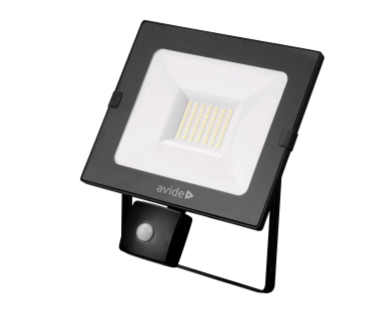 LED āra prožektors Slim SMD / 30W / NW- neitrāli balts / 2250Lm / 4000K / IP44 / PIR / 5999097909028 / 10-313