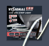 COB LED LENTE 12V / 14W/m / 4000K / NW - neitrāli balta / 1400 LM/m / CRI >97 / DIMMABLE / IP20 / VISIONAL PROFESSIONAL / 5m iepakojumā / Nepārtraukta izgaismojuma LED lente / bez punktiem / 4752233010108 / 05-9505 :: LED lentes netrāli balta krāsā