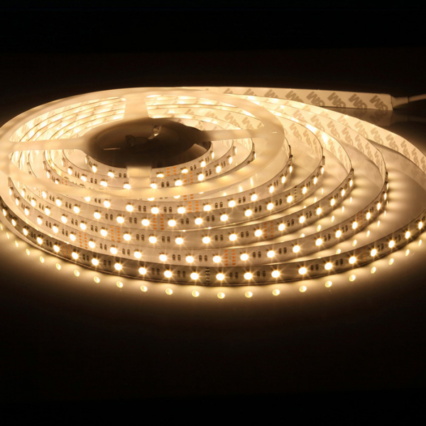LED лента 5050 / WW - теплый белый / IP20 / 12Вт/м / 60 светодиодов/м / 1120лм/м / 5907775759490 / 05-3922