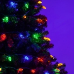 LED Ziemassvētku iekštelpu virtene  5m / ZIBSPULDZES EFEKTS / 50 diodes / Multicolor - krāsaina / 19-379 / 4752233007009 :: LED Ziemassvētku virtenes