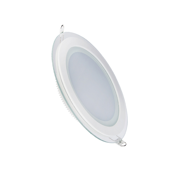LED встроенная панель Glass LENA-RD / 6W / 3000K / 540Lm / 120° / 6970233835516 / 02-1220