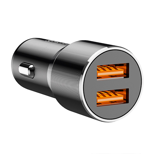 Автомобильное зарядное устройство 2 x USB A, 12-24V, 3A / 6974929201845 / 07-743