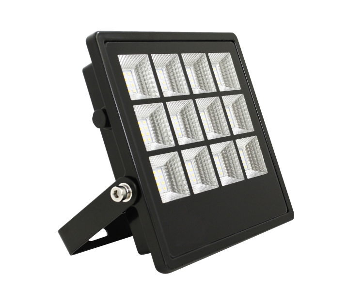VISIONAL PREMIUM LED Floodlight 100W outdoor / 12000lm / 4000k - 840 / 70° / IP66 (moisture resistant) / black / NO Blinking / 4751027174637 / 03-217 