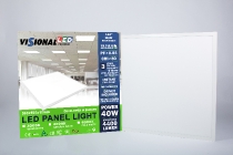 LED Dimmējama panelis 40W 4400 lumen ar DALI vadības bloku / LED gaismas panelis 40W ar DALI bloku / 4000K / 60x60cm (nemirgo) Spilgtāk par 45W analogiem / IES FILES :: LED paneļi DALI / dimmējamas