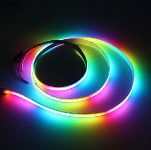 LED COB lente / LED COB daudzkrāsaina virtene 24V / 15W/m / Lente tiek pārdota pa 10m / 620Lm / RGB - daudzkrāsaina / IP20 / 5901289755955 :: LED Dekoratīvās lentes 24V
