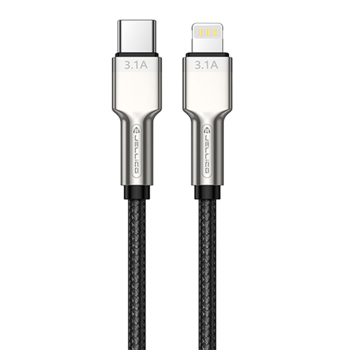 iPhone ātrās uzlādes kabelis Lightning — USB-C (Type-C), 1m, 3,1А / 6974929201180 / 07-710