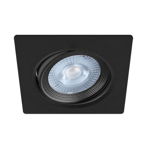MONI LED D встраиваемый SMD квадратный светильник / черный / 5w  / 3000k  / 400lm  / 5901477337109 / 03-733 