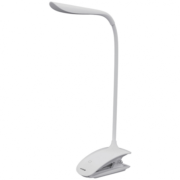 LED table lamp with clip / 1.5W / 120Lm / 6400K / Avide / white / 5999097933108 / 10-824