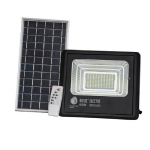 LED āra prožektors ar saules bateriju un tālvadības pulti 60W / 6400K / 1375Lm / IP65 / TIGER-60 / Horoz Electric / 8680985572918 :: LED Prožektori ar saules bateriju