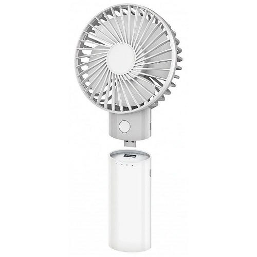 Pocket fan with power bank / 10 x 22 cm / 3 speeds / working time up to 9 hours / Micro USB / 5907595452373 / 07-039
