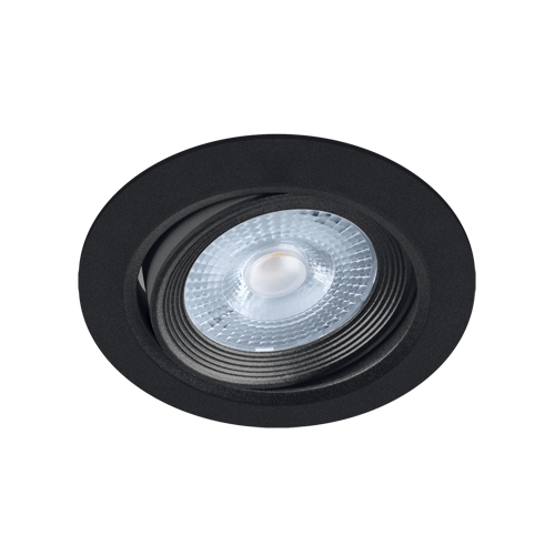 MONI LED C встраиваемый SMD круглый светильник / черный / 5W / 3000K / 400Lm / 5901477337093  / 03-732 