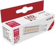 LED spuldze G9 / 4,5W / 220° / 400Lm / WW - silti balts / 3000K / Avide / 5999097916002 :: G9 - 220V