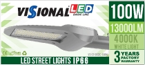 LED ielu apgaismojums 100W / LED ielu laterna 100W / 13000Lm / 4000K - 840 / IP66 / PHILIPS LED diodi / 4751027178604 / 03-275 :: LED ielas apgaismojums ECONOM