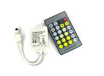 Divkrāsainas LED lentes kontrolieris ar pulti / CT / 24 pogas / 12V-24V / Visional / 4752233004916 / 05-032 :: Vienkrāsainie / divkrāsainie kontrolieri 