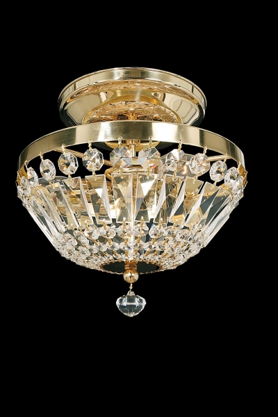 Pēc pasūtījuma!  Kristāla lustra / griestu lampa / Čehijas augstākās kvalitātes kristāla / Art. 161 000 003 GOLD
