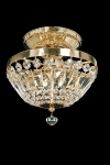 Pēc pasūtījuma!  Kristāla lustra / griestu lampa / Čehijas augstākās kvalitātes kristāla / Art. 161 000 003 GOLD :: Čehu kristāla lustras