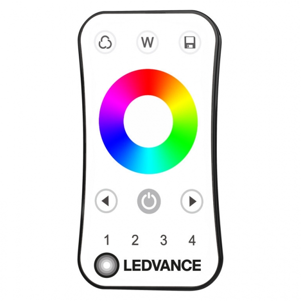 LEDVANCE RGBW controller remote control / 4 zones / 3V / IP20 / LC RF REMOTE / 4058075435858 / 20-9200
