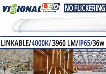 LED plānais lineārais gaismeklis 36W /120cm / 3960 lumen / 4000K /  IP65 / linkable / 4751027174507 / 03-517 :: LED plānais lineārais gaismeklis 120 cm
