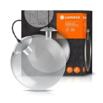 LEDVANCE griestu lampa E27 / 1906 VINTAGE Bubble Pendant / Glass Smoke / 4058075217362 / 20-7368 :: Piekaramie gaismekļi, Lustras