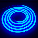 Ārtelpu LED neona lente / NEON / 100m rullis / Ø 14mm / IP67 / 12W/m / 120LED/m / SMD2835 / auksti zils / 220-240V / NEON FLEX / 4752233011259 / 05-155 :: Neona LED lente / NEON