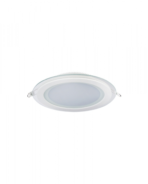 LED round recessed panel Glass LENA-RD / 12W / 3000K / 1080Lm / 6970233835547 / 02-1223
