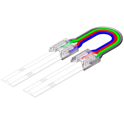 Двусторонний cоединительный провод 10 мм RGB (многоцветной) COB LED ленты