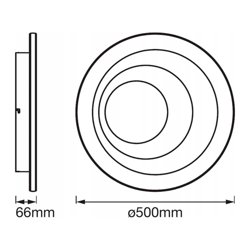 Ceiling smart lamp SMART+ Orbis Spiral 40W, CCT, IP20