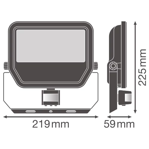 Уличный LED прожектор с сенсором FLOODLIGHT SENSOR 50 W