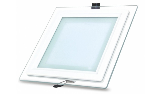 LED встраиваемая стеклянная панель 18Вт, 4000К, 1250Лм