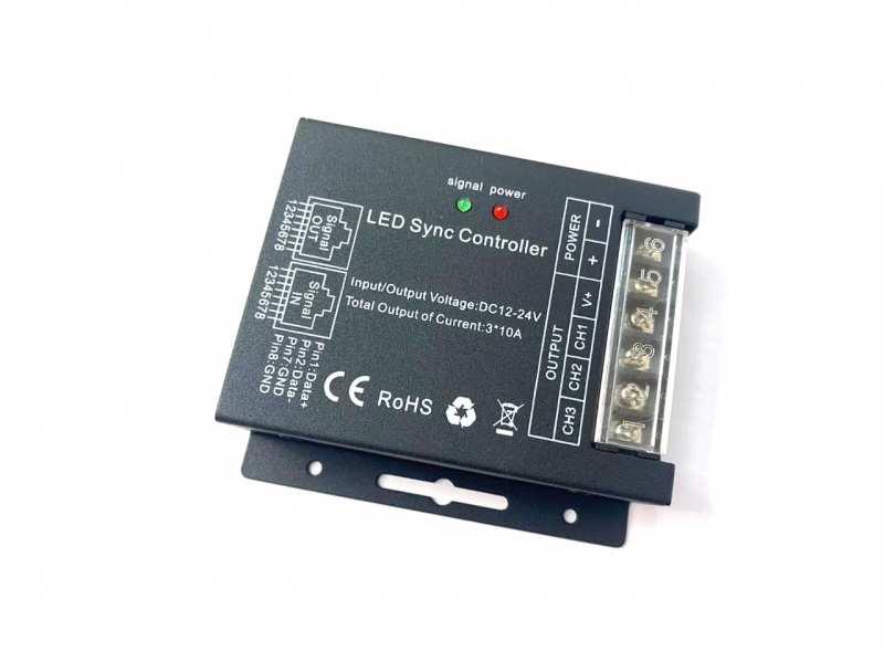 Two-color LED strip controller with remote control CCT Touch 12V-24V 10A