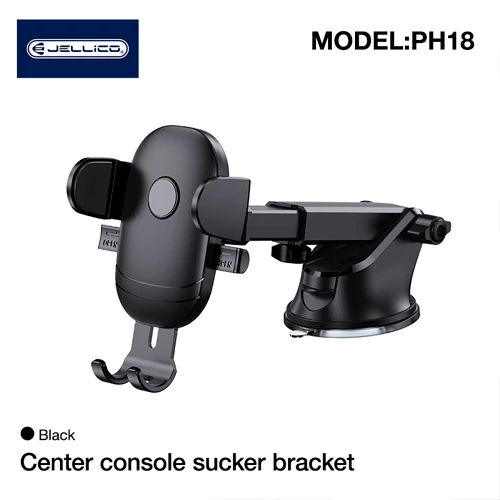 Mobile phone car holder with suction cup