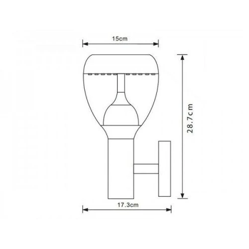 Facade lamp JARDI-A 11W, 4000K, IP54