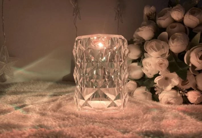 LED Diamond table lamp - night light RGB