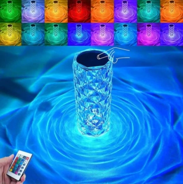 LED Diamond table lamp - night light RGB