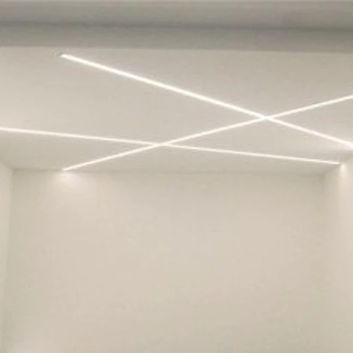 Anodized aluminum profile for LED strip WITHOUT COVER