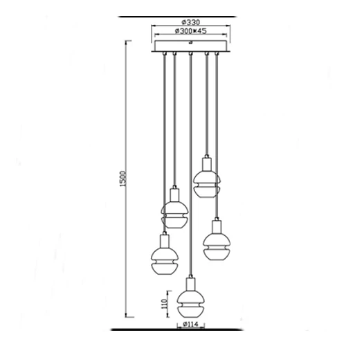 Hanging lamp MELA