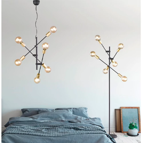 Pendant light CROSS, excl. 6 x E27, max. 28W