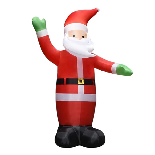 Inflatable Santa Claus with LED lighting