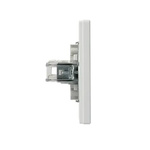 Built-in data 2xRJ45 socket with frame CAT5E UTP, Asfora