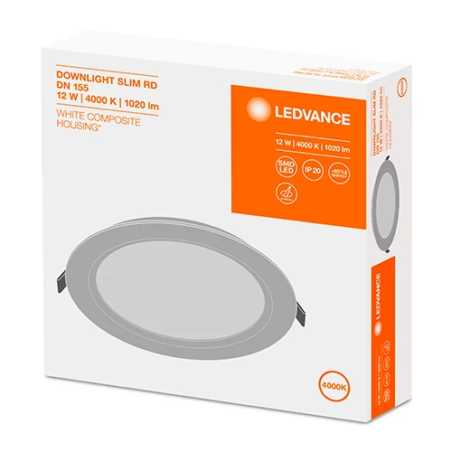 LED iebūvējams panelis 12W 4000K DOWNLIGHT SLIM