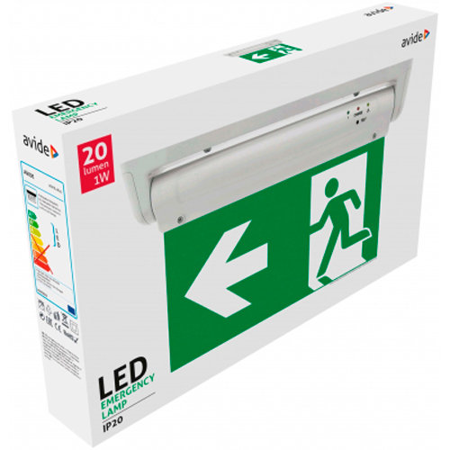 LED аварийный 1W потолочный накладной светильник Exit Light