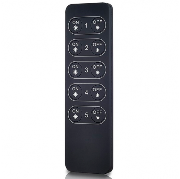 LED Remote control, control 5 zones, Dimmer, Easy-RF series