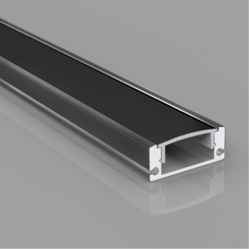 Anodēts alumīnija profils LED lentei HB-17.4X7BC