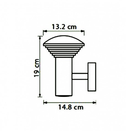Facade lamp ORBIT-A 7W, 3000K, IP54